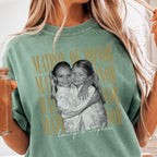 Custom Matron of Honor Photo Shirt with Names, Personalized Wedding Party Gift