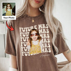 Custom Bride Photo Shirt, Future Mrs Bachelorette Tee