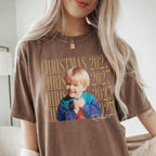 Christmas 2027 Custom Photo Shirt, Personalized Name Tee, Holiday Gift for Son or Daughter
