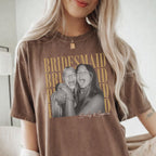 Custom Bridesmaid Photo Shirt, Personalized Names Tee, Bachelorette Party and Wedding Gift for Her
