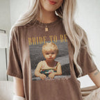 Custom Bride To Be Photo Shirt, Personalized Childhood Picture Tee, Bridal Shower Wedding Gift for Her
