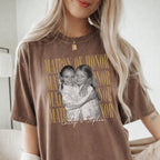 Custom Matron of Honor Photo Shirt with Names, Personalized Wedding Party Gift