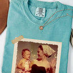 Mother of the Bride Custom Photo and Date Shirt Personalized Wedding Tee Bridal Party Gift for Mom