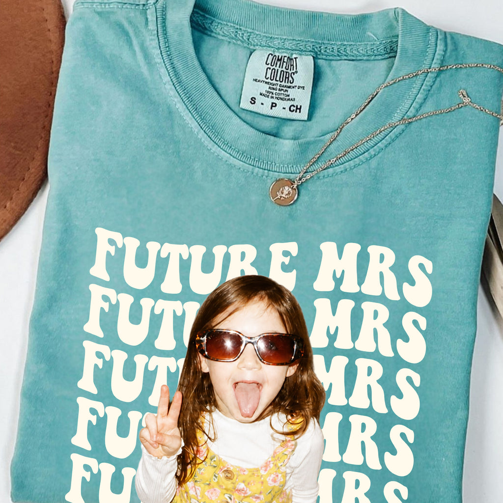 Custom Bride Photo Shirt, Future Mrs Bachelorette Tee