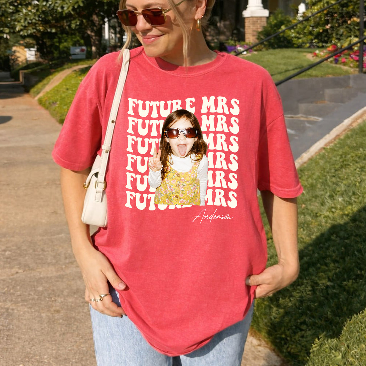 Custom Bride Photo Shirt, Future Mrs Bachelorette Tee