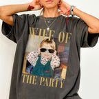 Personalized Wife Of The Party Shirt , Custom Photo & Name Tee, Funny Gift for Wife, Birthday & Anniversary Gift