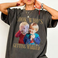 Look Who's Getting Married Shirt, Custom Childhood Photo and Names, Funny Wedding Gift for Couple