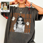 Auntie’s Boo Crew Halloween Shirt Custom Photo and Name Personalized Kids Halloween Tee Family Matching Gift
