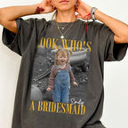 Custom Bridesmaid Photo Shirt, Personalized Wedding Tee