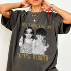 Look Whose Kids Are Getting Married Shirt, Custom Childhood Photos and Names, Wedding Gift for Parents
