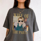 Personalized Wife Of The Party Shirt , Custom Photo & Name Tee, Funny Gift for Wife, Birthday & Anniversary Gift