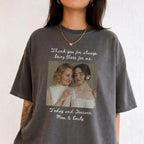 Thank You for Always Being There Shirt, Custom Mom and Daughter Photo, Today and Forever Mom Gift