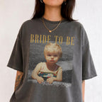 Custom Bride To Be Photo Shirt, Personalized Childhood Picture Tee, Bridal Shower Wedding Gift for Her