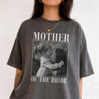 Custom Mother of the Bride Shirt Personalized Photo and Date Tee Wedding Day Gift for Mom Bridal Party Gift
