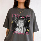 Look Who's Turning 16 Custom Photo Shirt, Personalized Childhood Picture and Name, Sweet Sixteen Gift