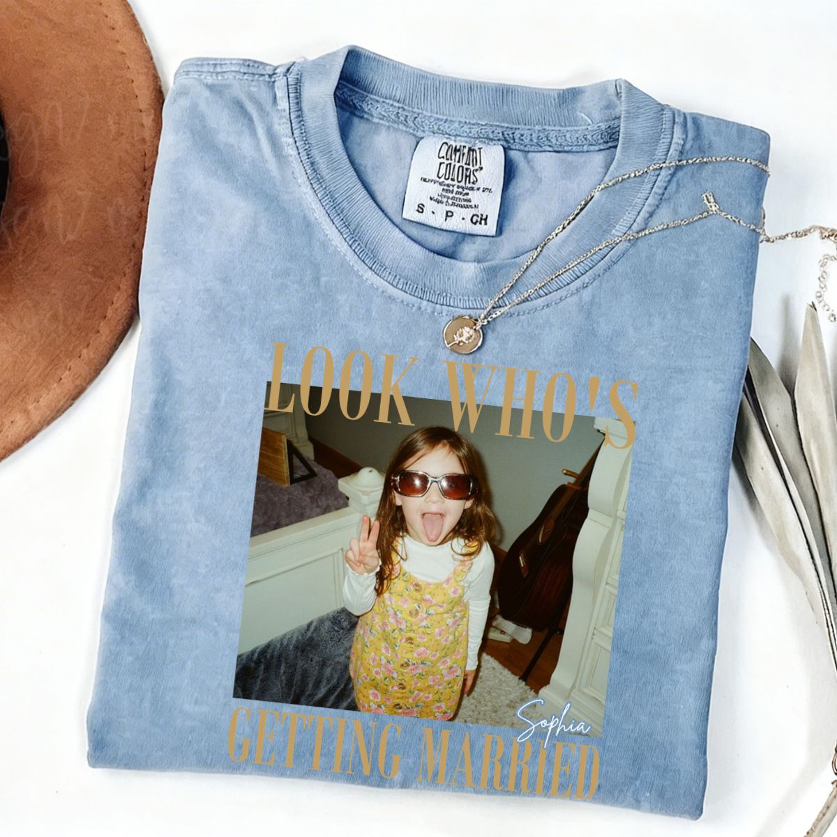 Custom Photo Getting Married Shirt, Personalized Bride to Be Tee, Funny Engagement Gift for Future Bride