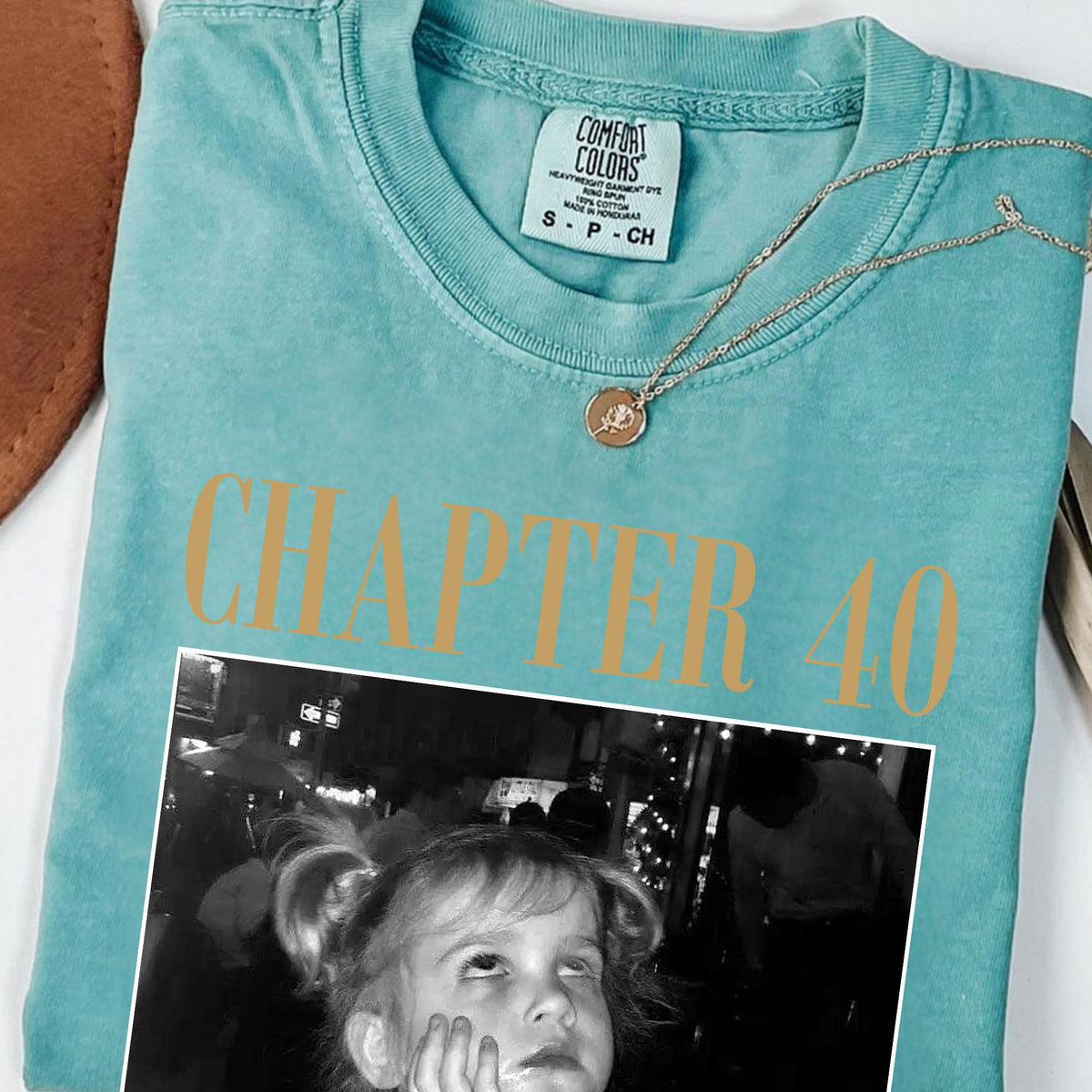 Chapter Birthday Custom Photo Shirt, Personalized Age and Year Tee, Vintage 30th 40th 50th Gift