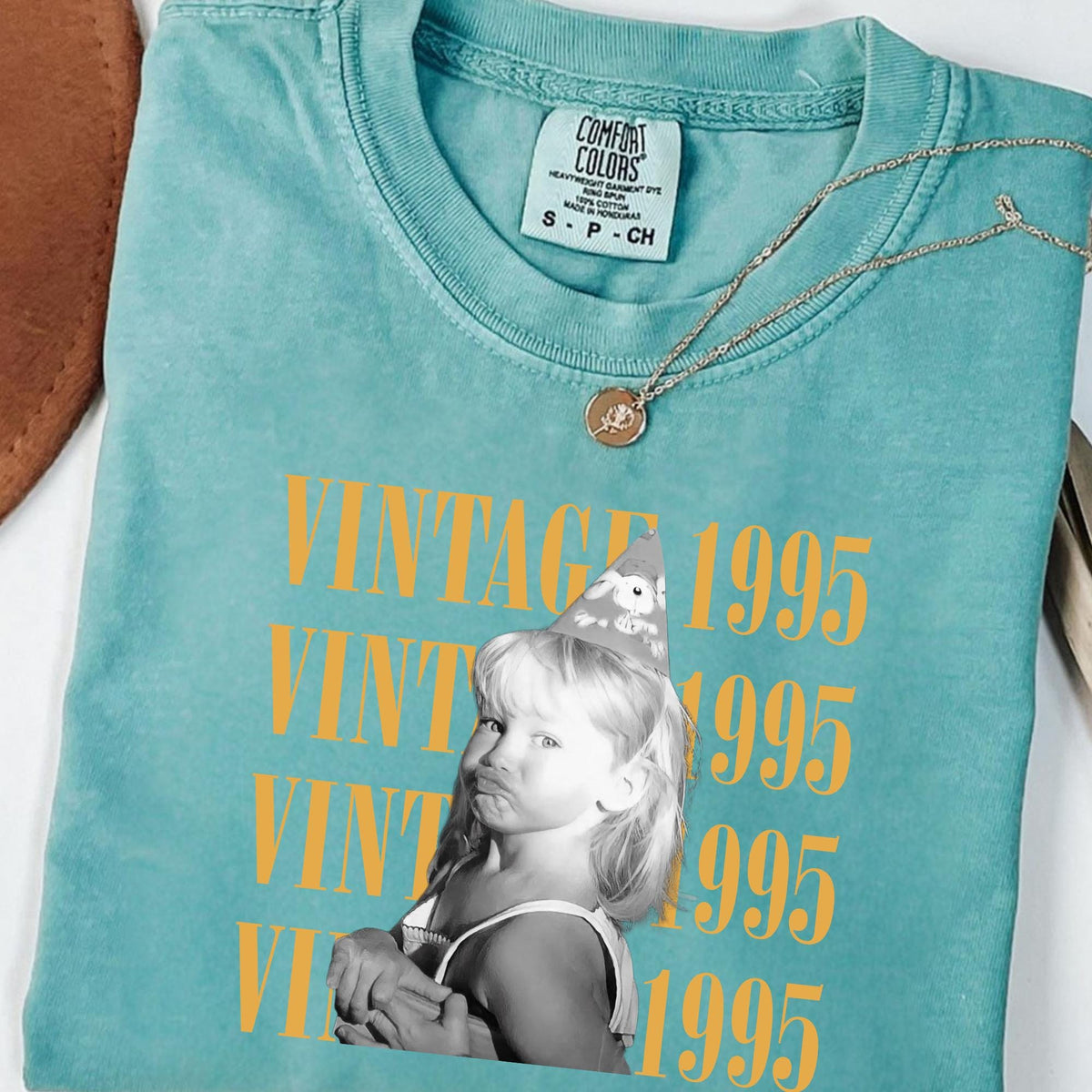 Custom Vintage Photo and Year Shirt Personalized Birthday Gift 90s Vintage T-Shirt Custom Picture Tee