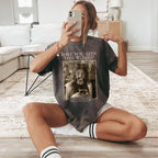 Custom Wizard Photo Shirt, Personalized Vintage Magic Tee, Funny Retro Costume Gift for Fantasy Fans