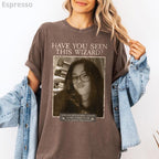 Custom Wizard Photo Shirt, Personalized Vintage Magic Tee, Funny Retro Costume Gift for Fantasy Fans