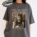 Custom Wizard Photo Shirt, Personalized Vintage Magic Tee, Funny Retro Costume Gift for Fantasy Fans