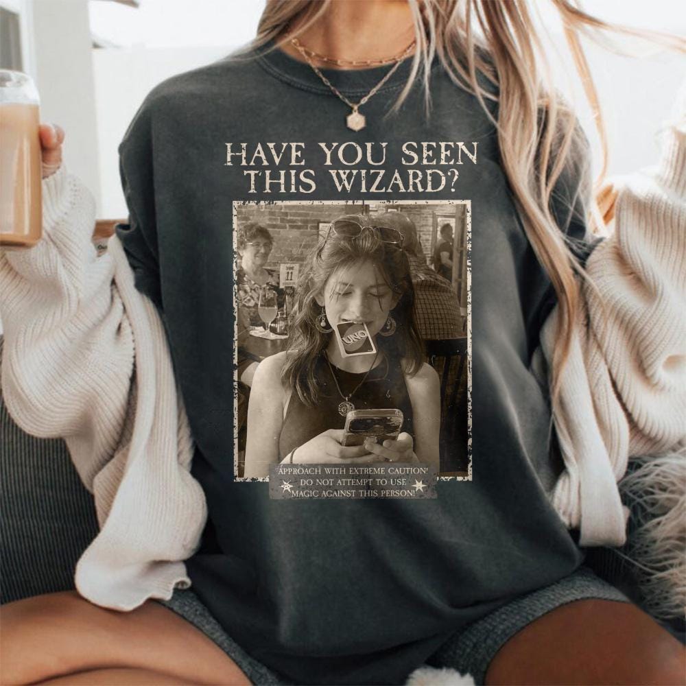 Custom Wizard Photo Shirt, Personalized Vintage Magic Tee, Funny Retro Costume Gift for Fantasy Fans