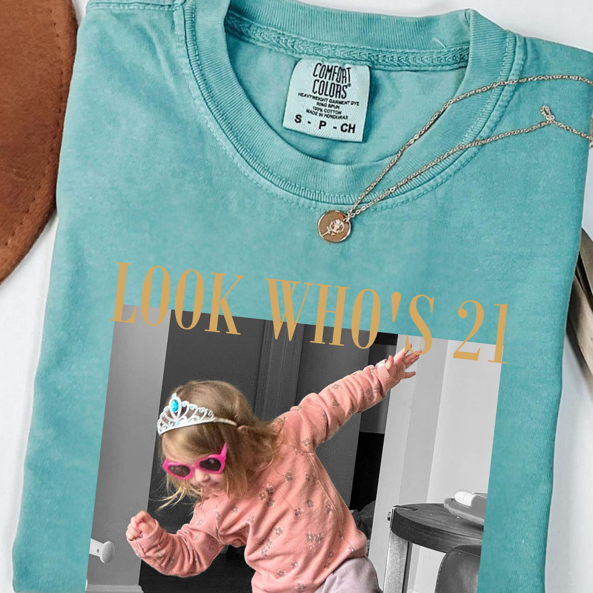 Look Who's Birthday Custom Photo Shirt, Personalized Age Tee, Vintage 20th 30th 40th Birthday Gift