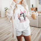 Custom Photo Birthday Shirt, Personalized Age Tee for Women, Pink Balloon Birthday Party Outfit Gift